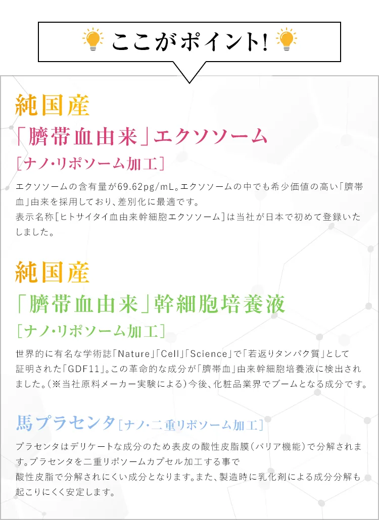 国内で数社しか取り扱っていない差別化原料を多数取扱い！